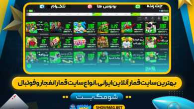بهترین سایت قمار آنلاین ایرانی، انواع سایت قمار انفجار و فوتبال